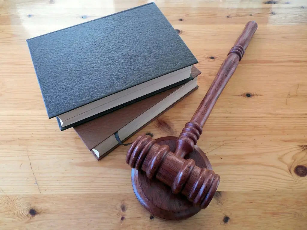 Gavel and legal texts