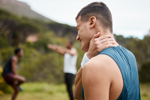 Man With Neck Pain