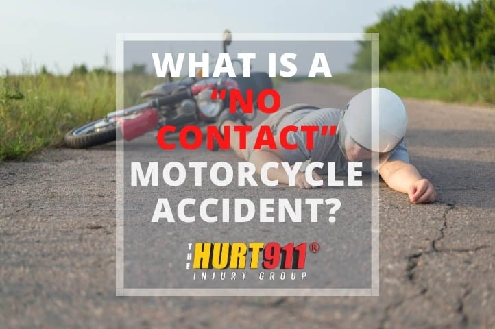 What is a no contact motorcycle accident