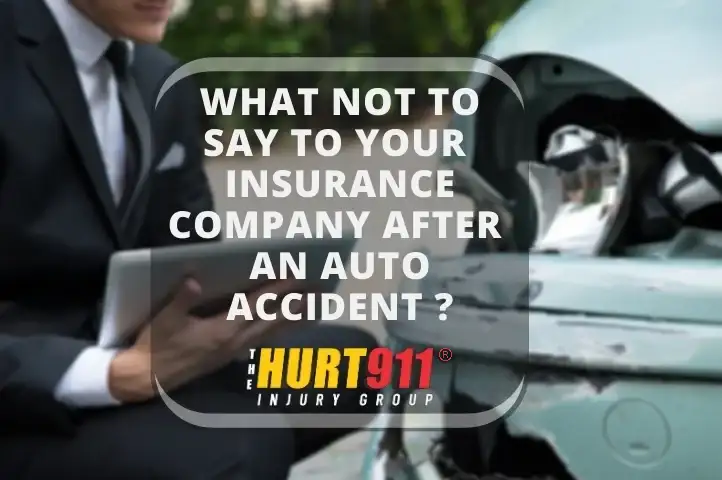 What not to say to your insurance company after an auto accident