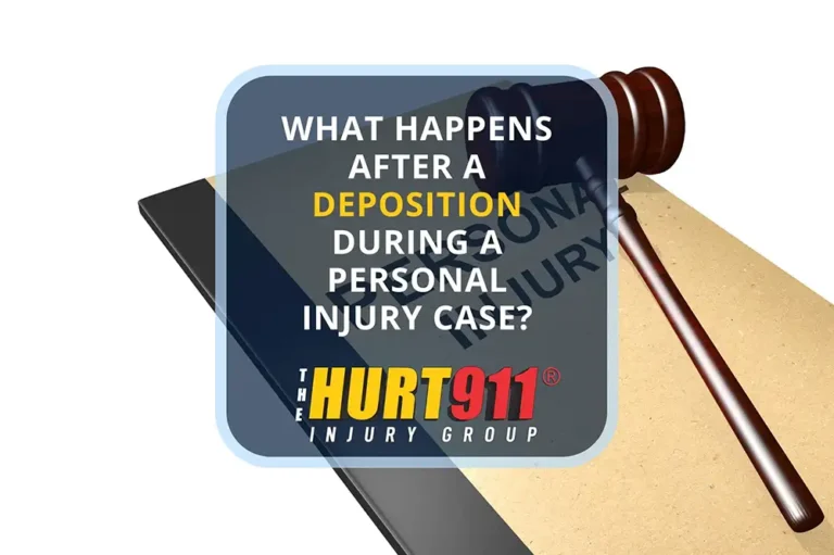 what happens after a deposition during a personal injury case