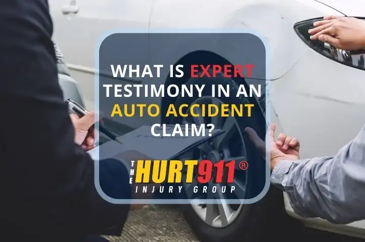 What is expert testimony in an auto accident?