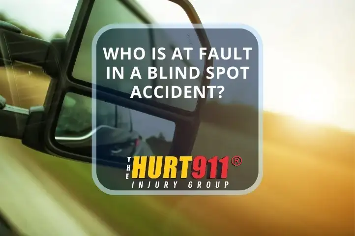 who is at fault in a blind spot accident?