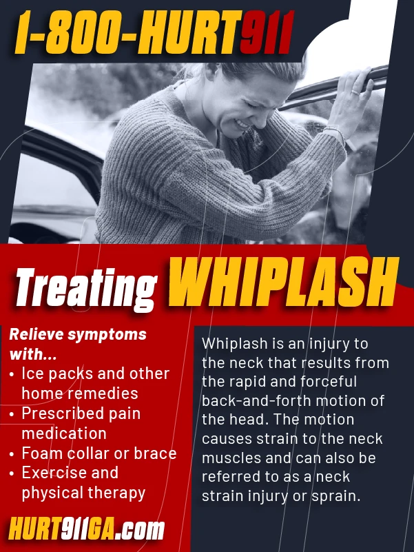 whiplash info from HURT911, Atlanta's injury and accident resource