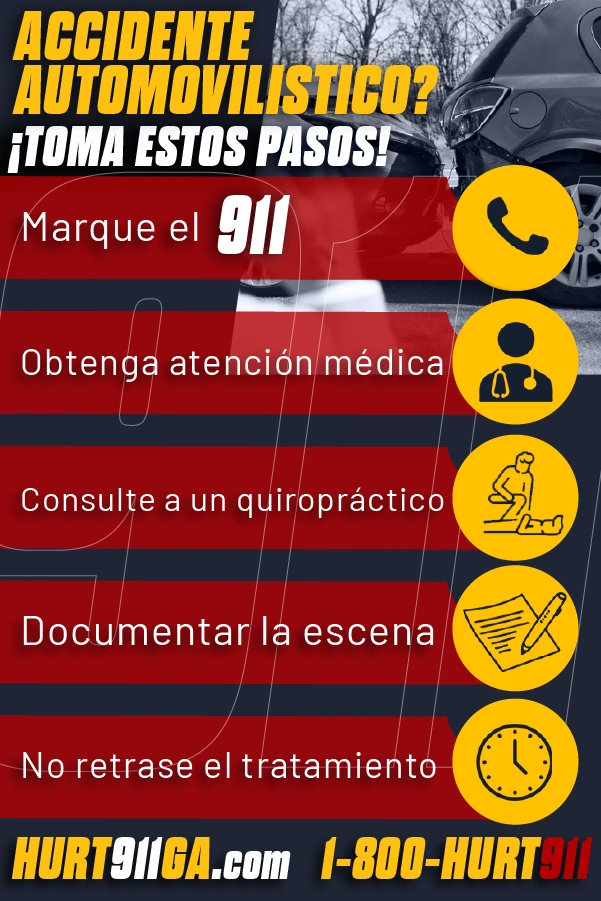 GICHurt911 Infographics_What To Do ESP What to do after a car accident