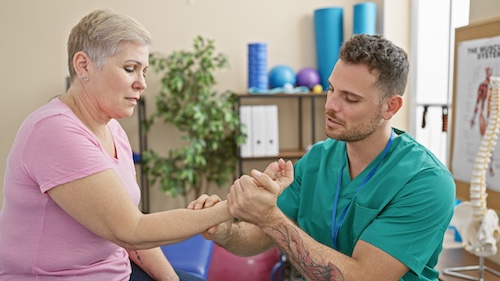 Occupational Therapy Session With Professional and Patient