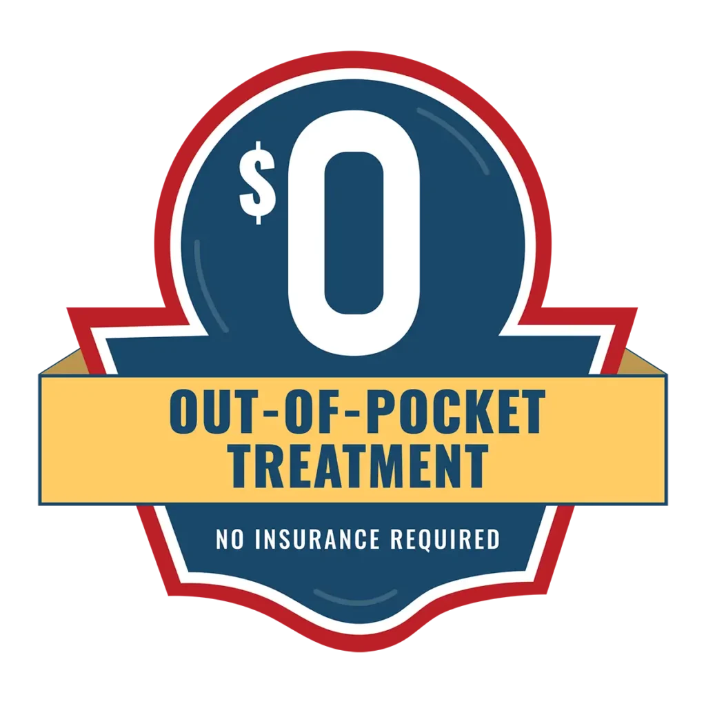 $0 out of pocket costs, no insurance required