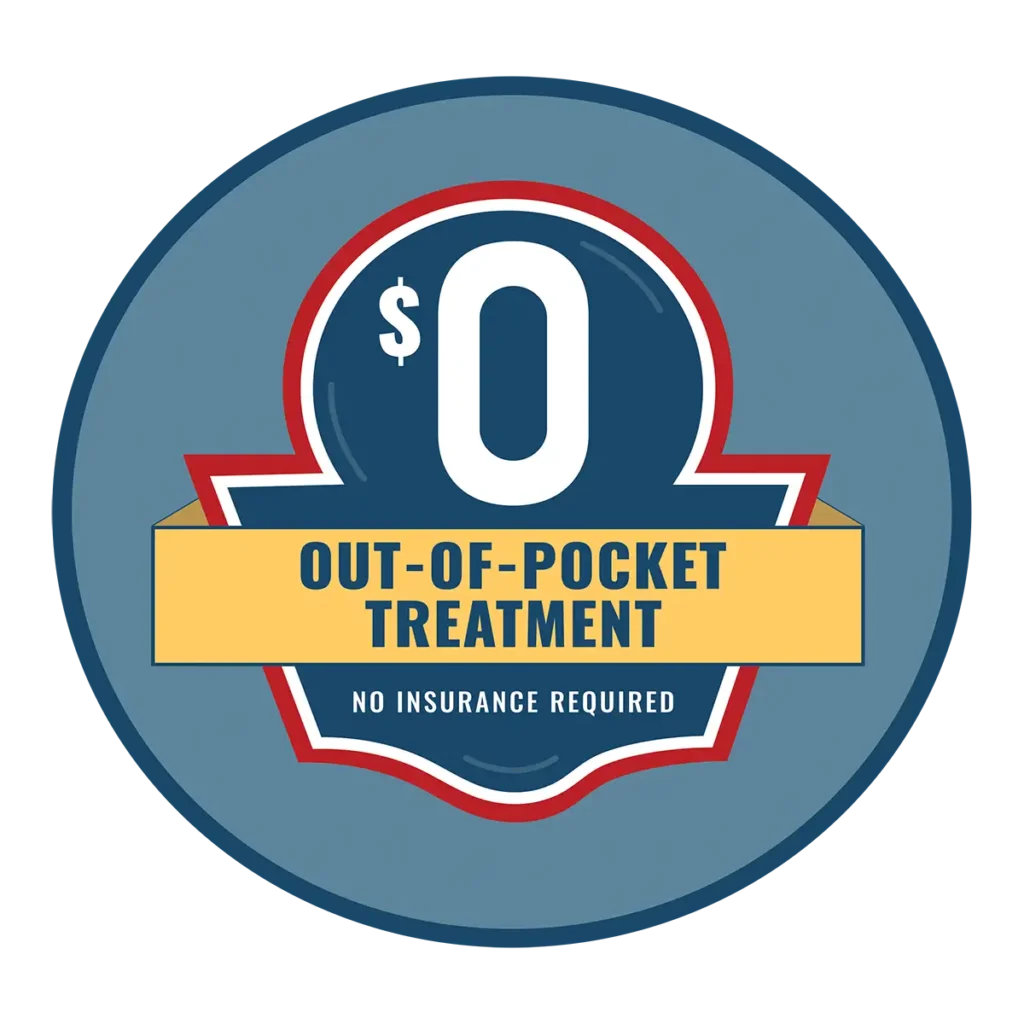 $0 out of pocket costs, no insurance required